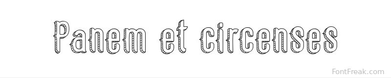 Panem et circenses font preview