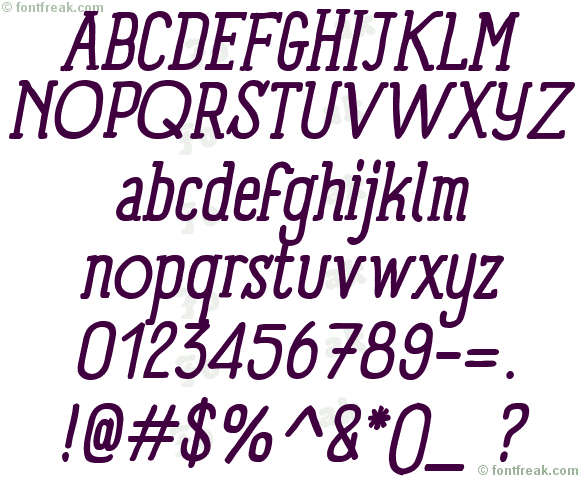 Panforte Serif Italic