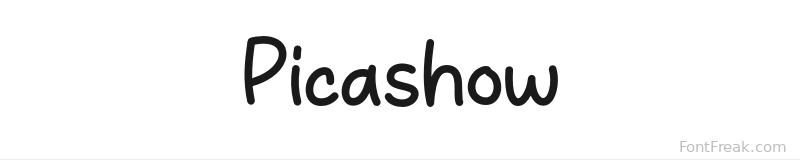 Picashow font preview