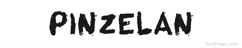Pinzelan font preview