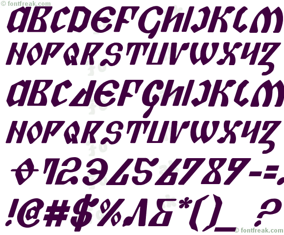 Piper Pie Bold Italic