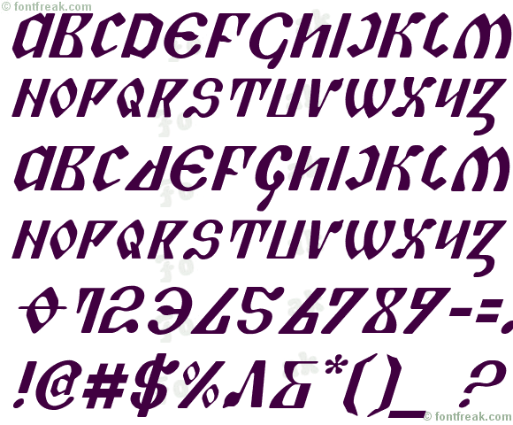 Piper Pie Italic