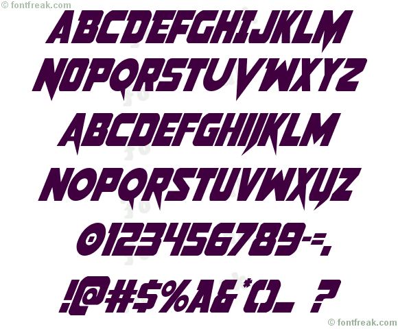 Pistoleer Condensed Italic