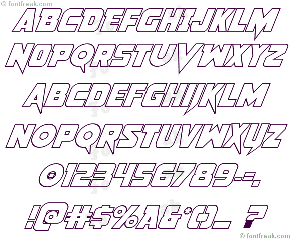 Pistoleer Outline Italic