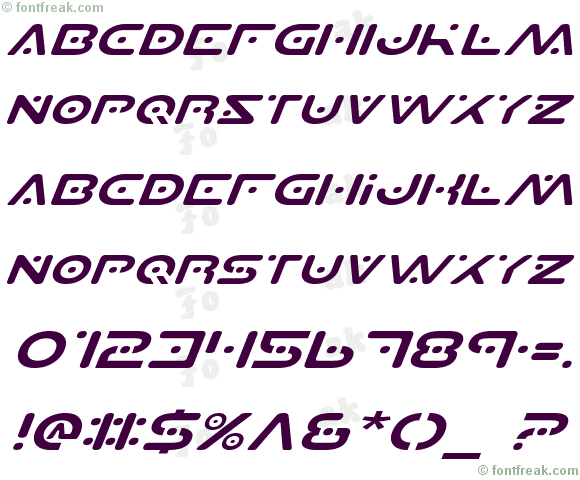 Planet S Expanded Italic
