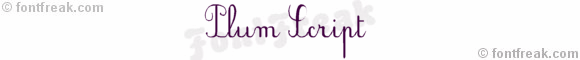 Plum Script