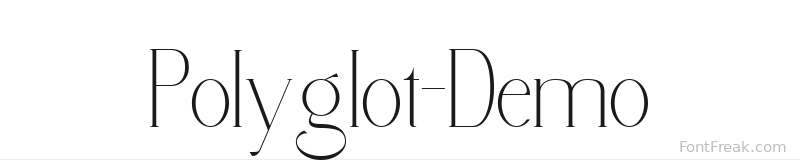 Polyglot-Demo font preview