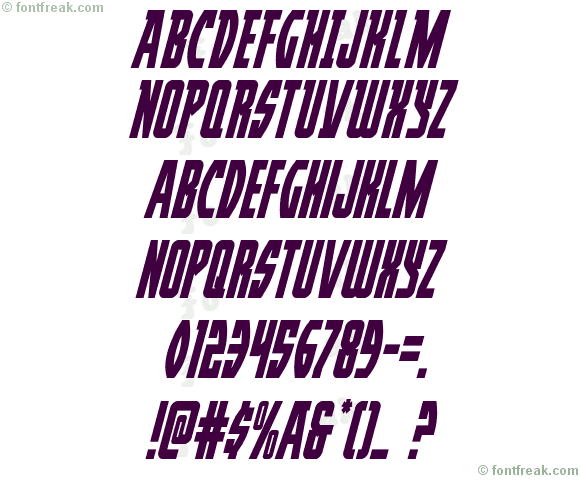 Prowler Condensed Italic