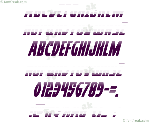 Prowler Gradient Italic