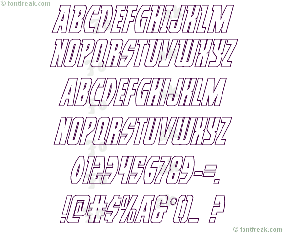 Prowler Outline Italic