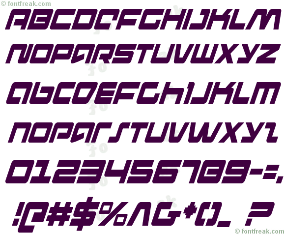 Pulse Rifle Condensed Italic