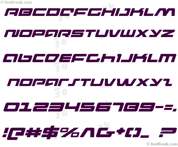 Pulse Rifle Expanded Italic