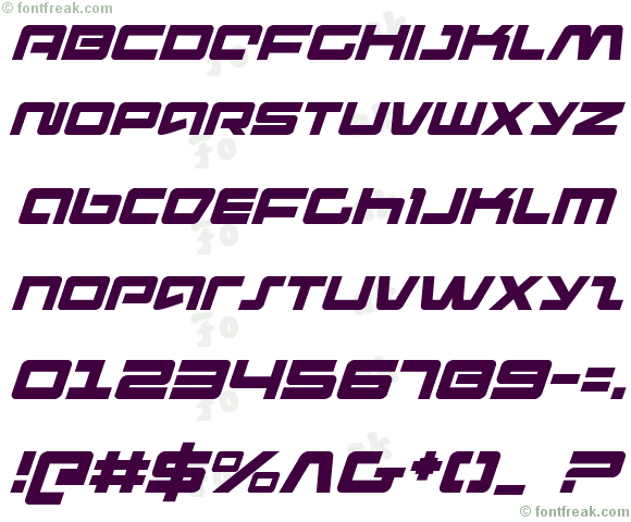 Pulse Rifle Italic