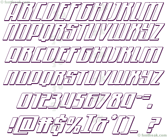 Quantum of Malice 3D Italic