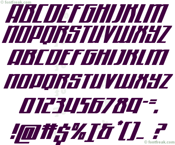 Quantum of Malice Drop Italic