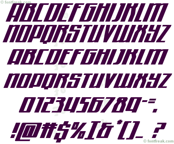 Quantum of Malice Half-Drop Italic