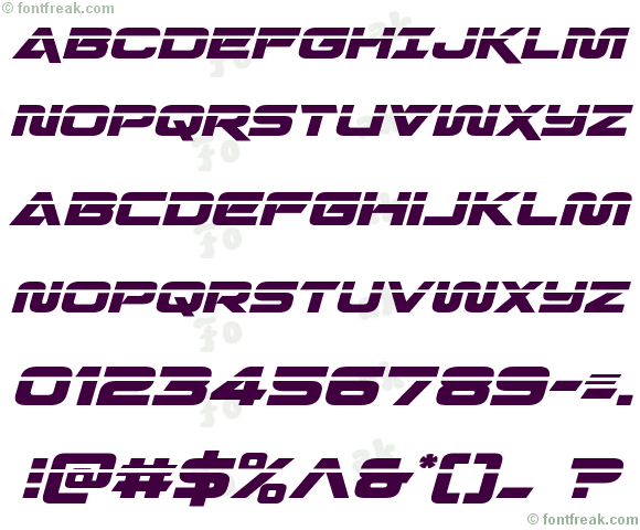 Quark Storm Laser Italic