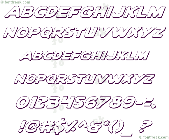 Quartermain Outline Italic