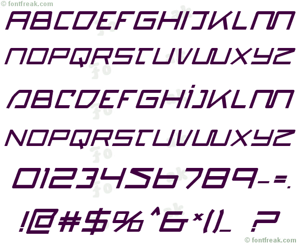 Quasitron Bold Italic