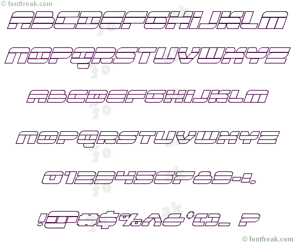 Quicken Outline Italic