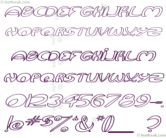 Qurve Hollow Wide Italic