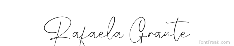 Rafaela Grante font preview