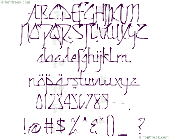 Ramadan-Regular — all characters