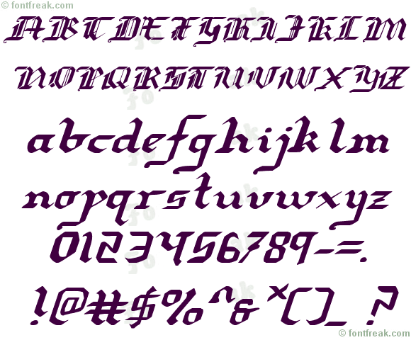 Redcoat Expanded Italic