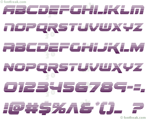 Renegado Gradient Italic