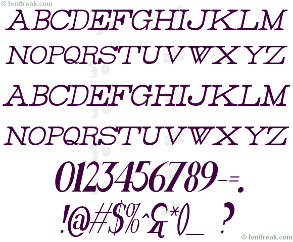 Rider Condensed Light Italic