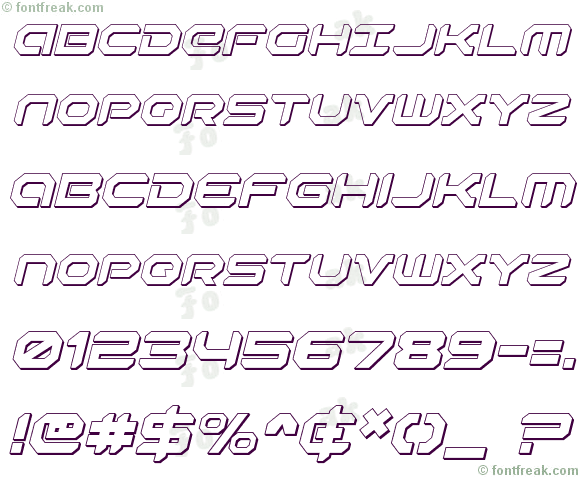 Robotaur 3D Italic