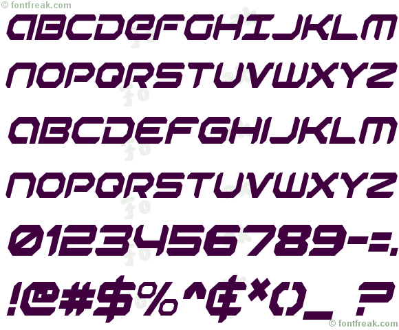 Robotaur Condensed Italic
