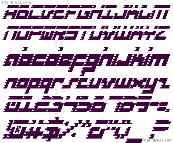 Roid Rage Condensed Italic