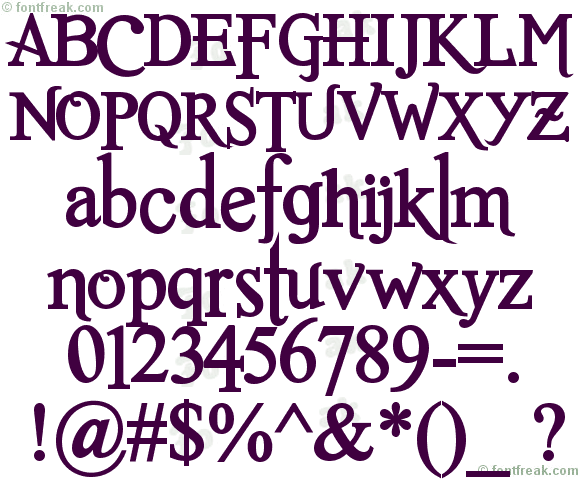 Romance Fatal Serif Std Bold
