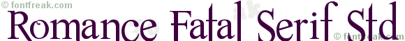 Romance Fatal Serif Std