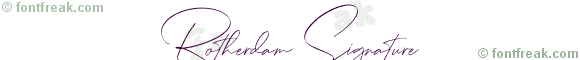 Rotherdam Signature