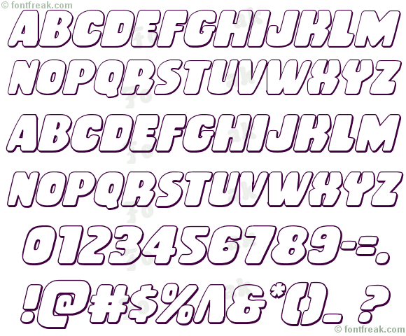 Rubber Boy 3D Italic