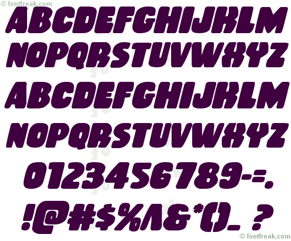 Rubber Boy Bold Italic