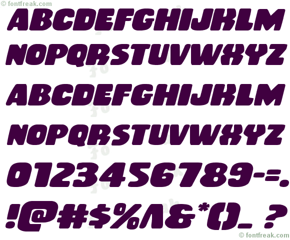 Rubber Boy Expanded Italic