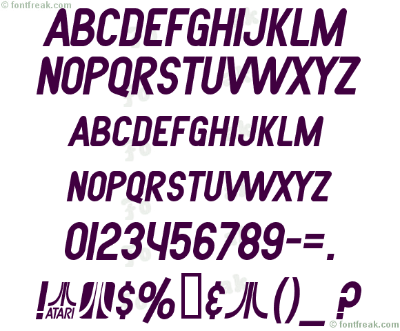 SF Atarian System Bold Italic