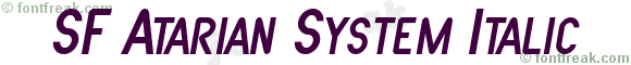 SF Atarian System Italic