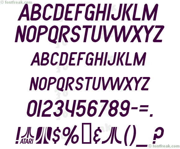 SF Atarian System Italic