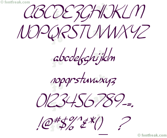 SF Burlington Script Italic