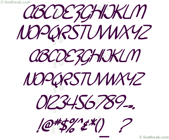 SF Burlington Script SC Bold Italic