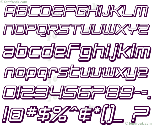 SF Chromium 24 Bold Oblique