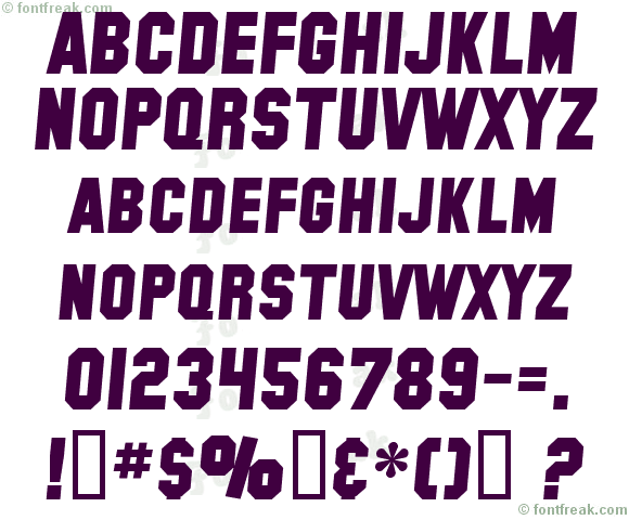 SF Collegiate Solid Bold Italic