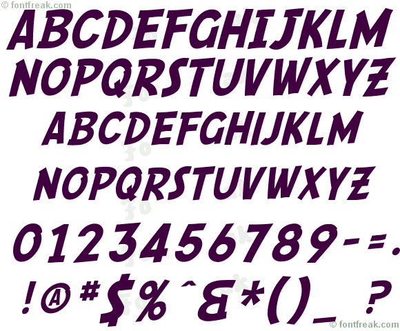 Font Freak Comic Script Freeware By Shyfonts Type Foundry