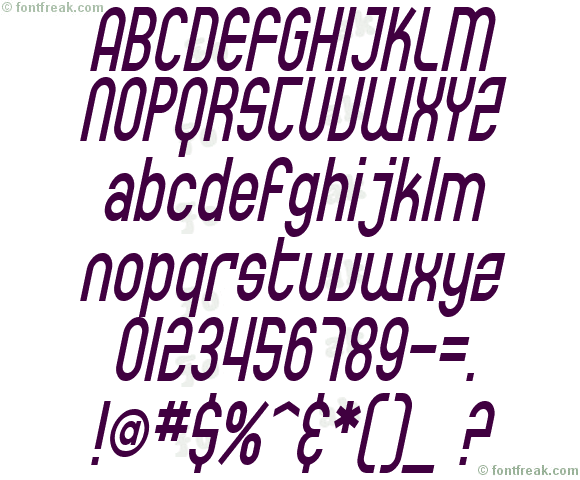 SF Eccentric Opus Condensed Oblique