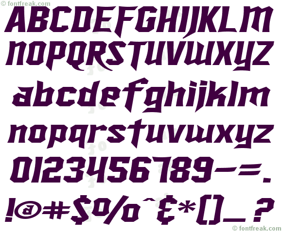 SF Ironsides Extended Italic