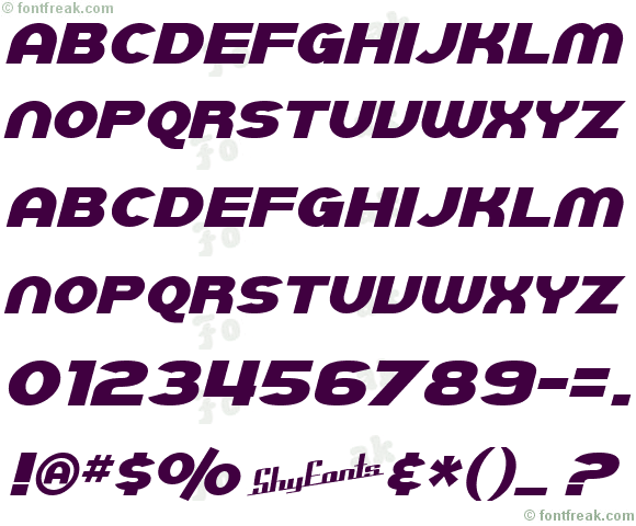 SF Juggernaut Italic